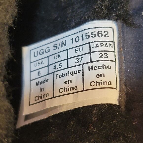 UGG Peacock Feather Swarovski Crystals Boots 6M - Picture 12 of 14